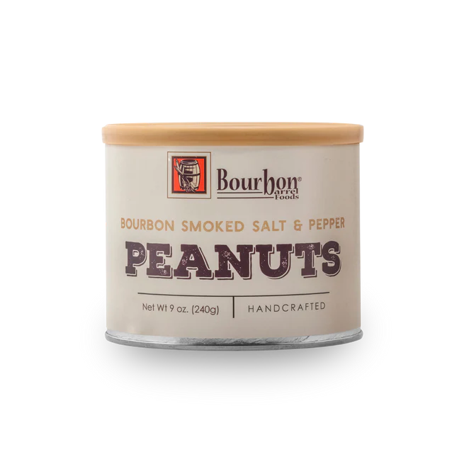 Bourbon Smoked Salt & Pepper Peanuts