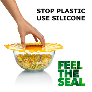 Silicone Airtight Sunflower Lid - 3 Sizes to Choose From