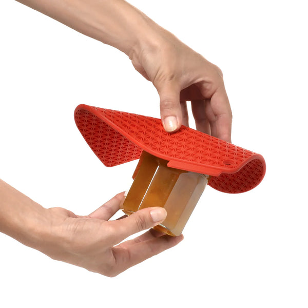 Honeycomb Pot Holder (Sherry Red)