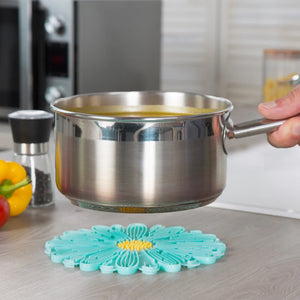 Silicone Flower Trivet 6"- 2 Styles to Choose from