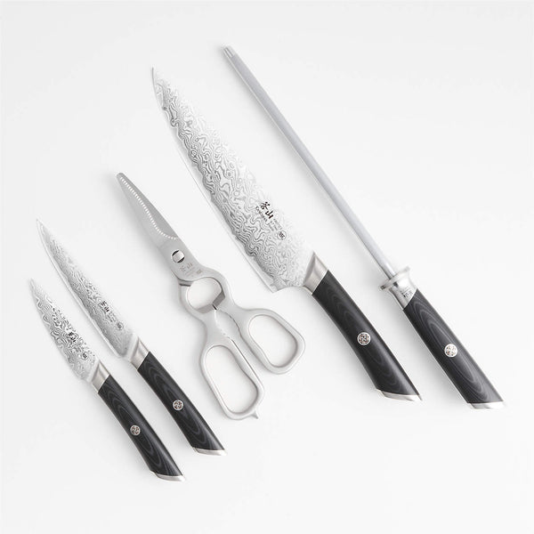 KURO 6-Pc Knife Block Set