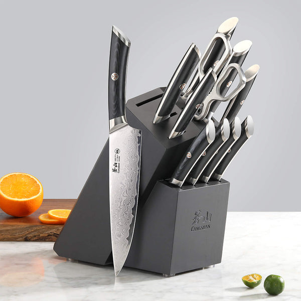 KURO 12-pc Knife Block set