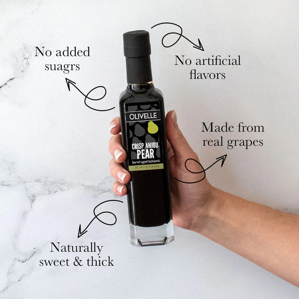 250ml Dark Balsamic/Crisp Anjou Pear Barrel Aged