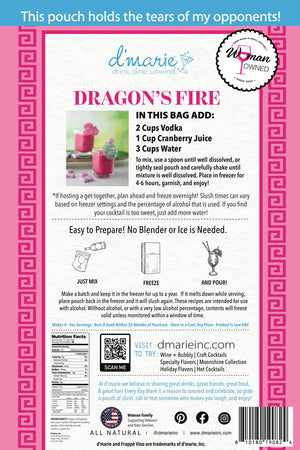 Dragons Fire Cocktail Slush Mix