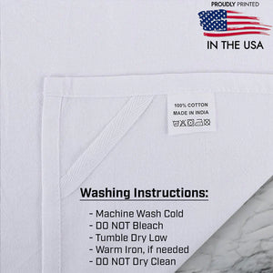 Colorado Map Flour Sack Tea Towel