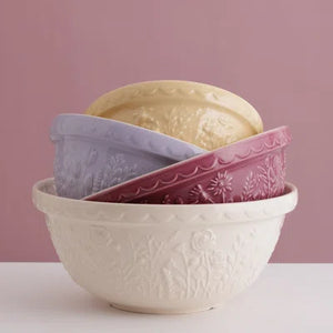 Mason Cash In the Meadow Rose Mixing Bowls - Several Sizes & Colors to Choose From