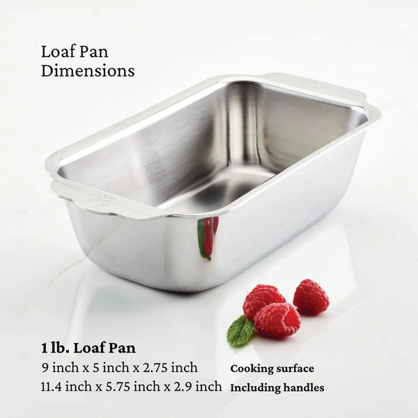 Hestan OvenBond Loaf Pan 9"X5"X2.75" 1.75qt