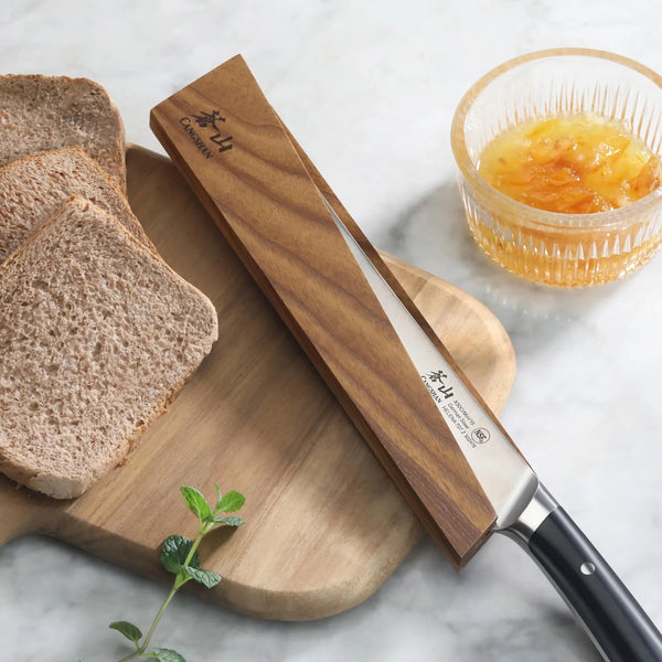 Ash Wood Magnetic Knife Sheath for 8" Bread / 9" Carving