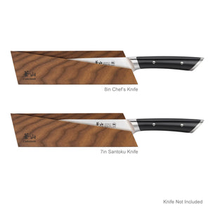 Ash Wood Magnetic Knife Sheath for 8" Chef's / 7" Santoku / 7"Nakiri