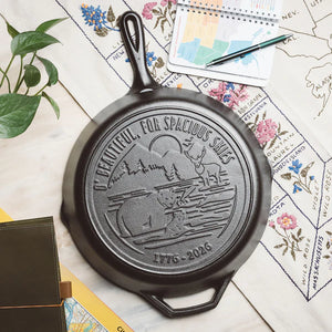 Lodge 12" Seasoned Cast Iron Skillet (250th Anniversary Logo)