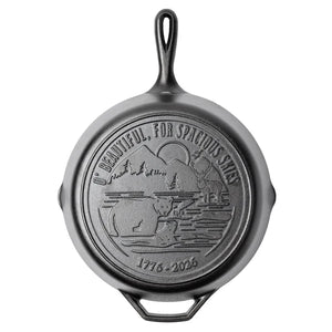 Lodge 12" Seasoned Cast Iron Skillet (250th Anniversary Logo)