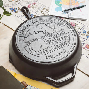 Lodge 12" Seasoned Cast Iron Skillet (250th Anniversary Logo)