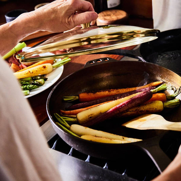 Smithey 11 Deep Skillet with Glass Lid- CI