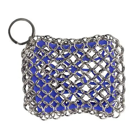 Blue Chainmail Scrubbing Pad