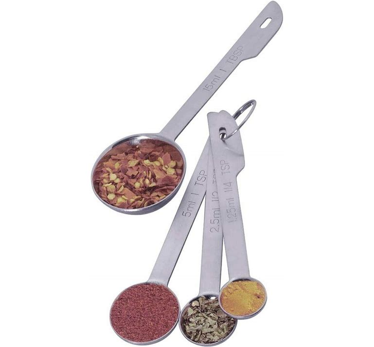 Stainless Steel Measuring Spoons - Set Of 4