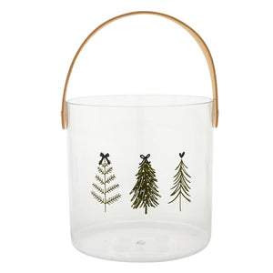 Acrylic Bucket - Trees