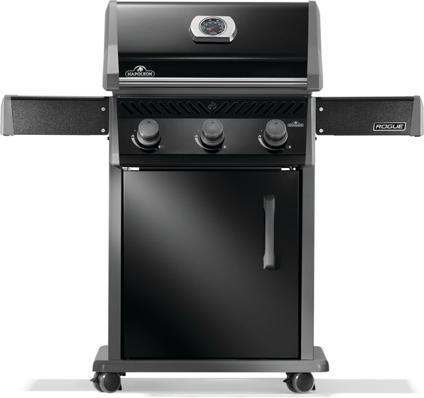 Napoleon Rogue 425 Black with SS Grids - Choose Propane or Natural Gas