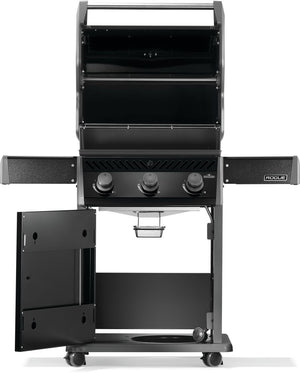 Napoleon Rogue 425 Black with SS Grids - Choose Propane or Natural Gas