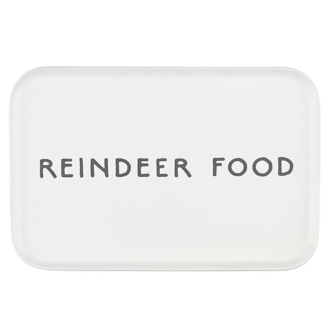 Reindeer Food Ceramic Serving Platter