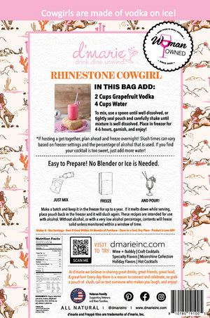 Rhinestone Cowgirl Rodeo Cocktail - Ready-To-Freeze Cocktail