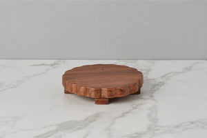 Elegant Scallop Footed Trivet Riser - Choose Small or Large