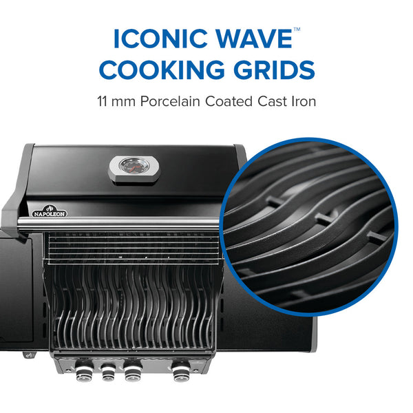 Napoleon Rogue Pro 425 SIB - Black - Choose Propane or Natural Gas