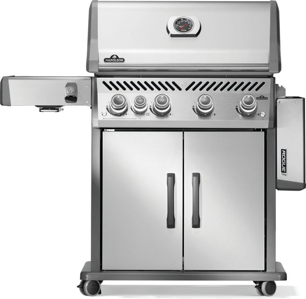 Rogue 525 Pro Stainless with Infrared Side Burner - Choose Propane or Natural Gas