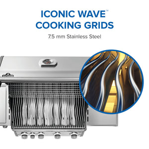 Rogue 525 Pro Stainless with Infrared Side Burner - Choose Propane or Natural Gas