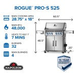 Napoleon Rogue PRO-S 525 RSIB - Choose Propane or Natural Gas