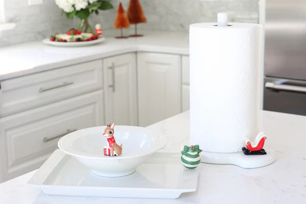 Pinstripes Melamine Paper Towel Holder by Nora Fleming