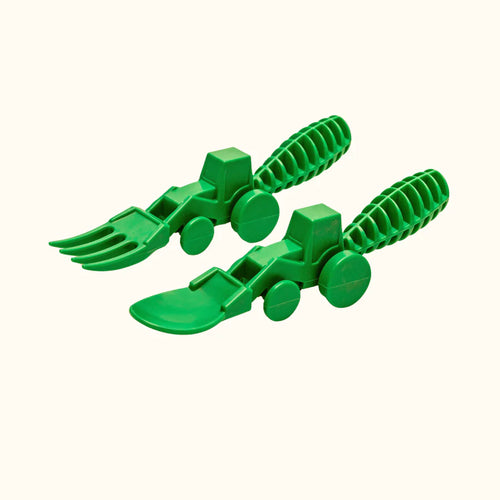 Set of 2 Tractor Utensils - 2 Different Color's to Choose From
