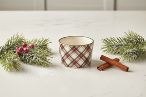Tartan Christmas Tidbit Bowl - 4 Styles to Choose From