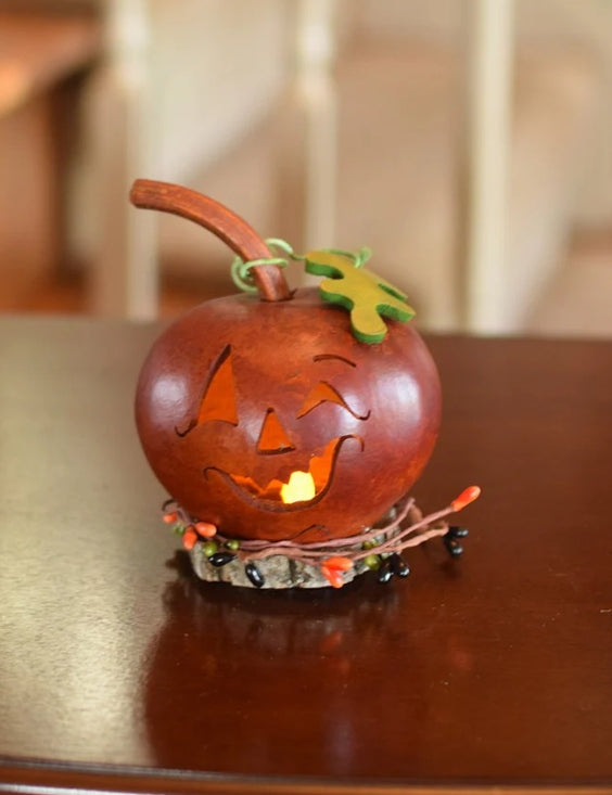 Fredrick - Miniature Jack-o-Lantern - Meadowbrooke Gourds