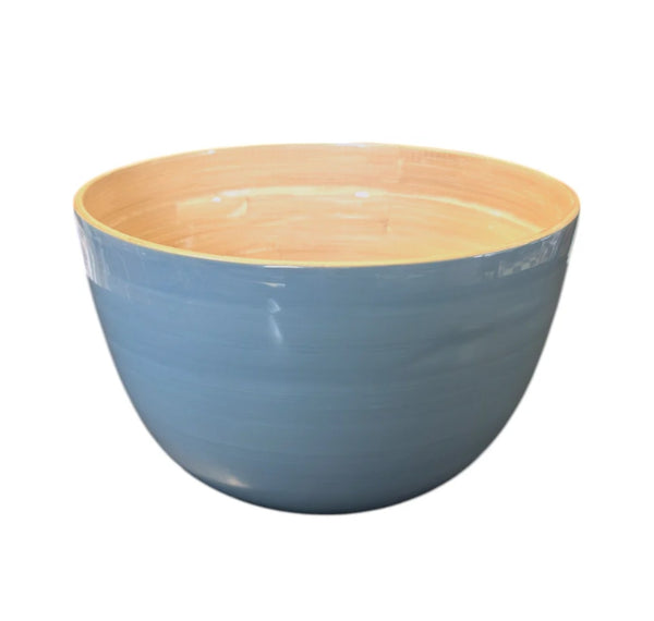 Bamboo Salad Serving Bowl - Choose your Favorite Color!