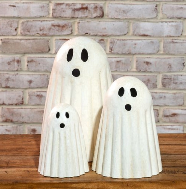 Metal Ghost Decor - Choose from 3 Sizes