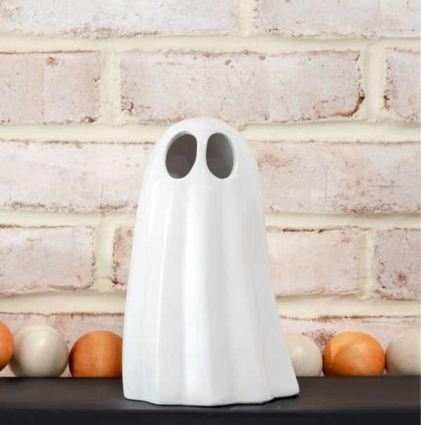 LED Ceramic Ghost - Choose from Two Sizes