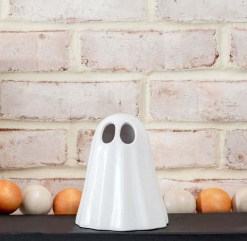 LED Ceramic Ghost - Choose from Two Sizes
