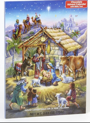 Chocolate Advent Calendar - Choose From 2 Options