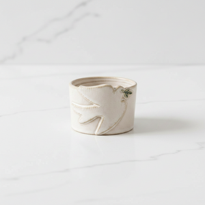 White Christmas Tidbit Dishes - 4 Styles to Choose From