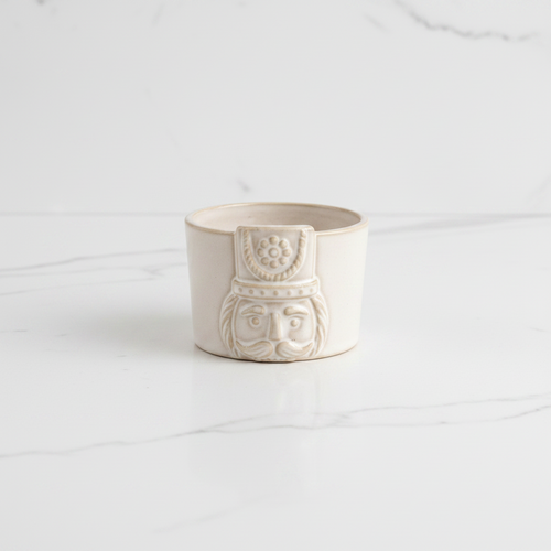 White Christmas Tidbit Dishes - 4 Styles to Choose From