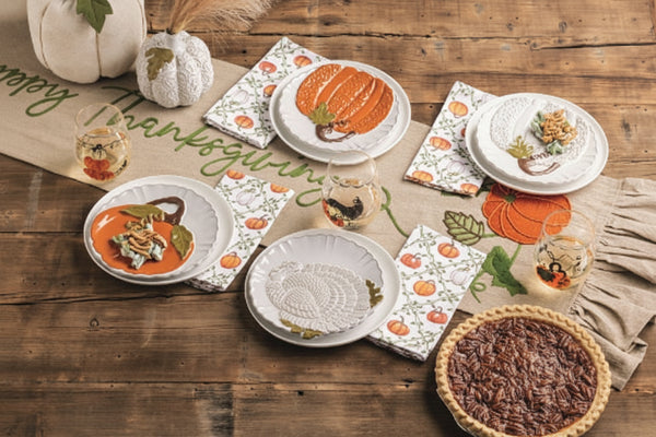 Pumpkin Vine Cloth Napkin - Set of 4