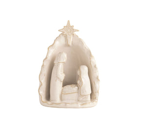Stoneware Nativity