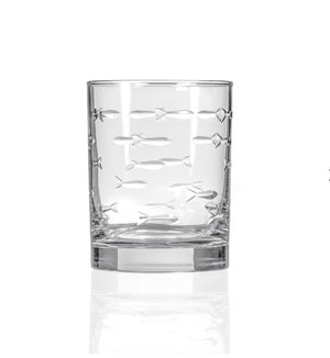 School of Fish Glassware Collection - Assorted Barware Styles