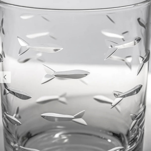 School of Fish Glassware Collection - Assorted Barware Styles