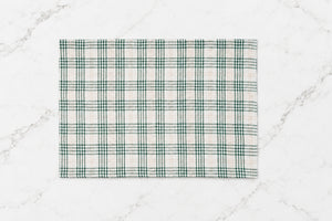 Sage and Gold Plaid Placemats
