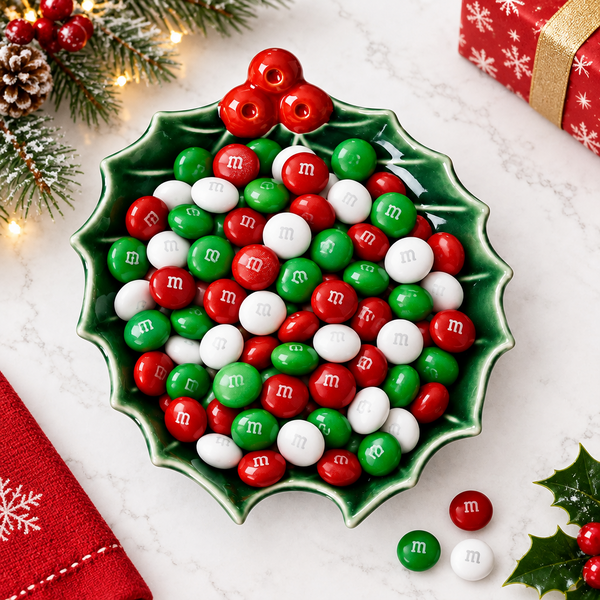 Red Berry Holly Ceramic Plate