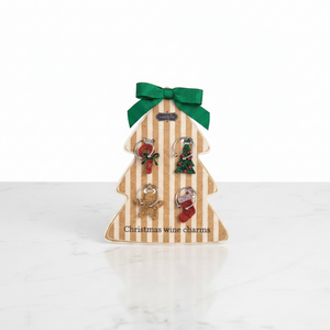 Christmas Wine Charm Sets - 3 Different Styles to Choose From