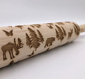 Patterned Rolling Pin - Several Styles to Choose From