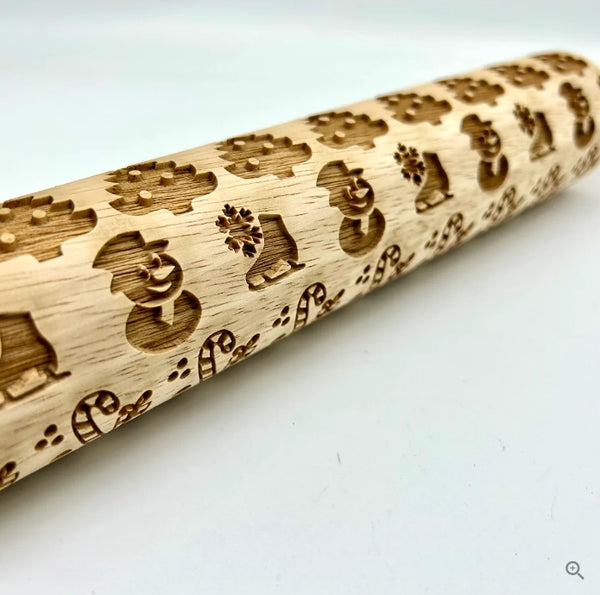 Patterned Rolling Pin - Several Styles to Choose From