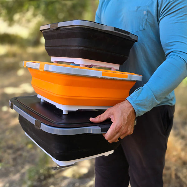 DripEZ  BBQ  Meal & Prep Tub W/Lid